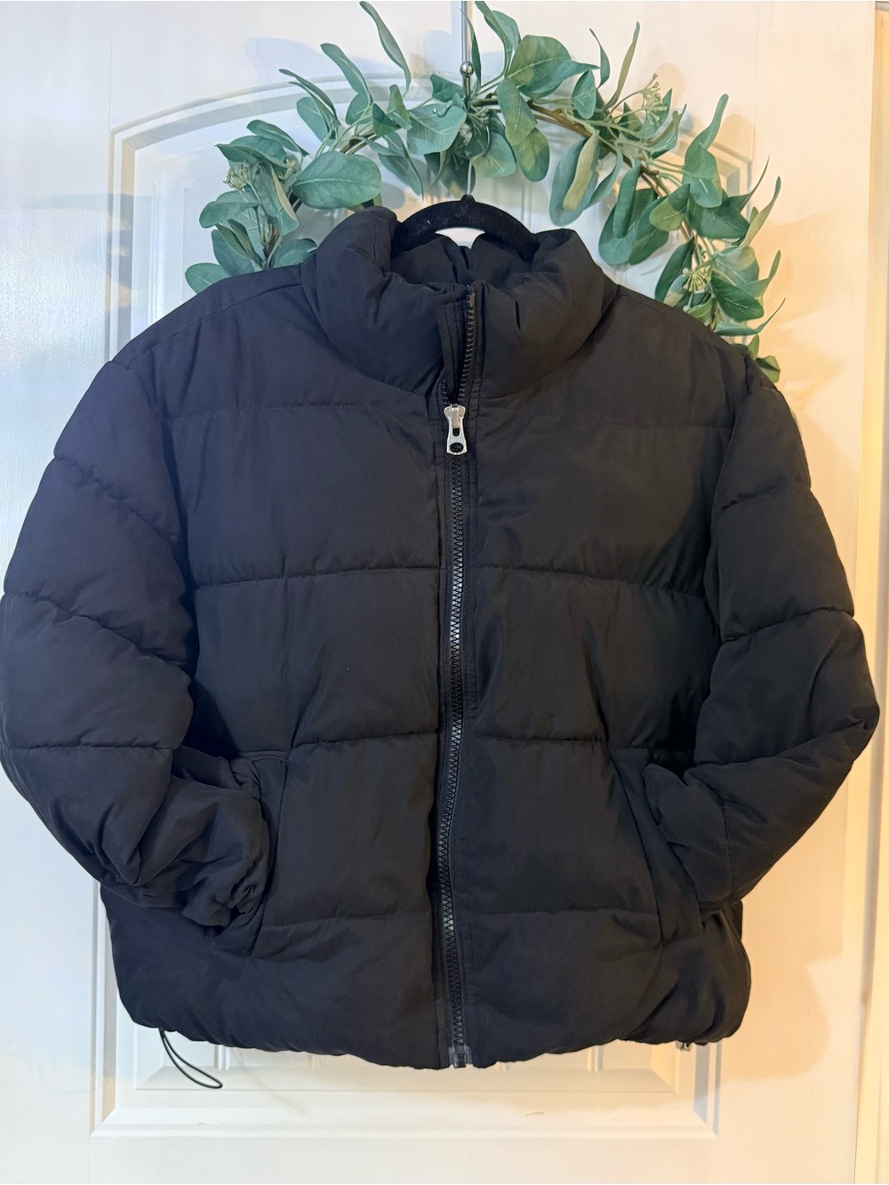 💫2/$25 • Ardene Airpuff Arctic Eclipse Black Puffer Coat